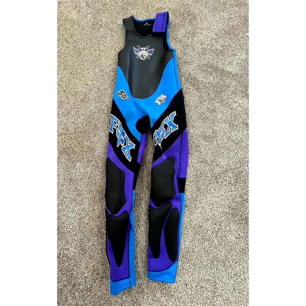 Vintage‎ Fox Racing Radiator 3 Wetsuit Mens Medium Purple Mountain Bike Gear